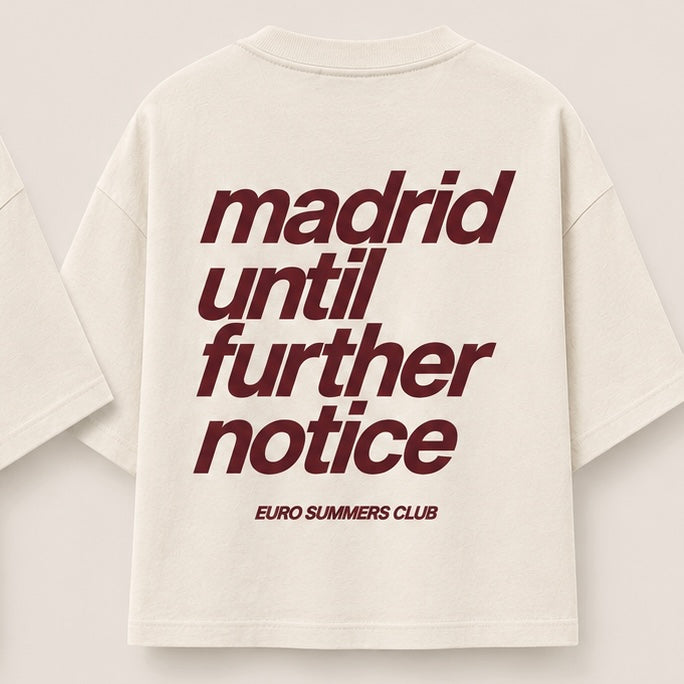 Madrid Until Further Notice Crop Top