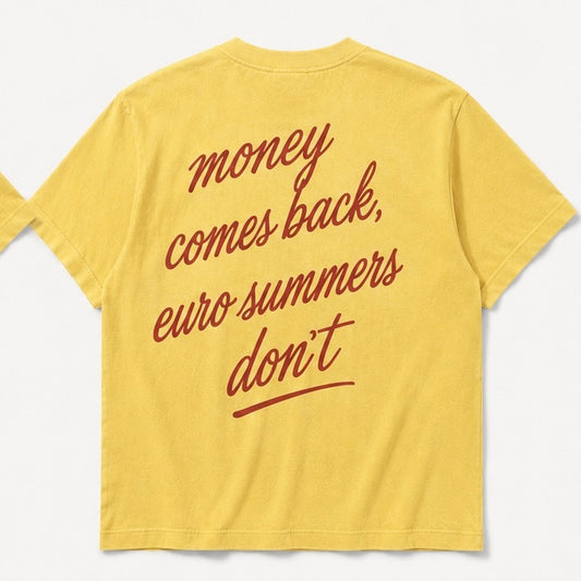 Money Comes Back Tee – Limoncello