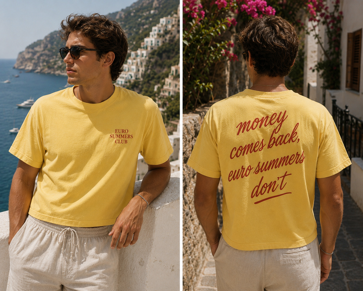 Money Comes Back Tee – Limoncello
