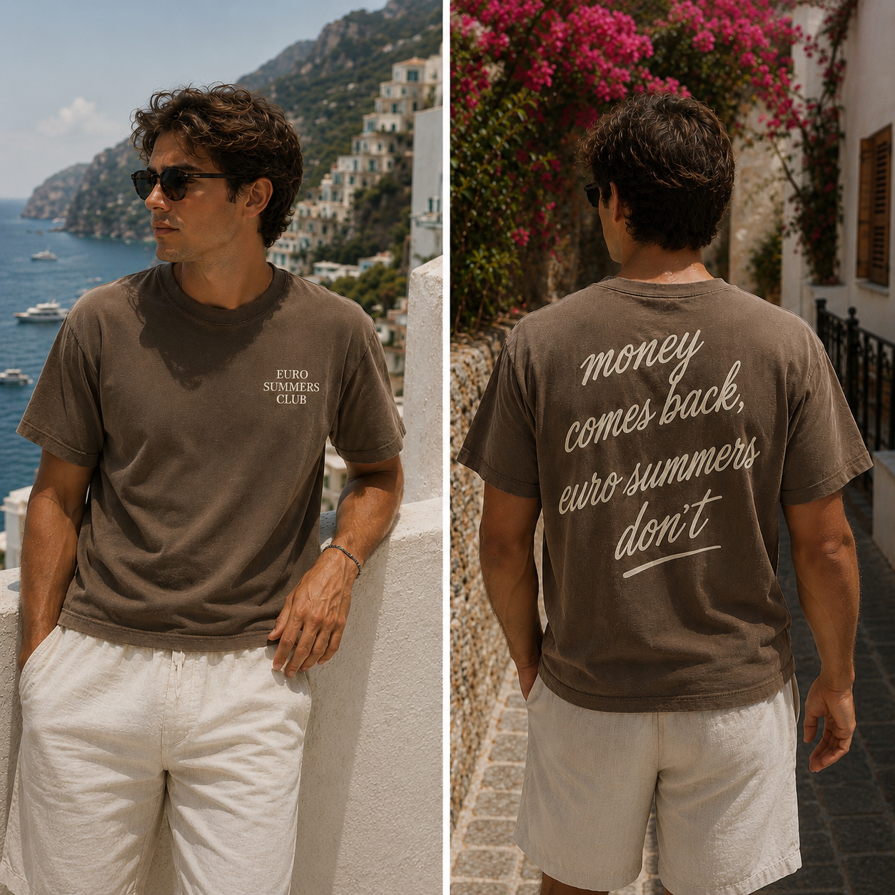 Money Comes Back Tee – Espresso