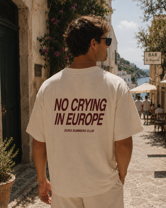 No Crying in Europe Tee